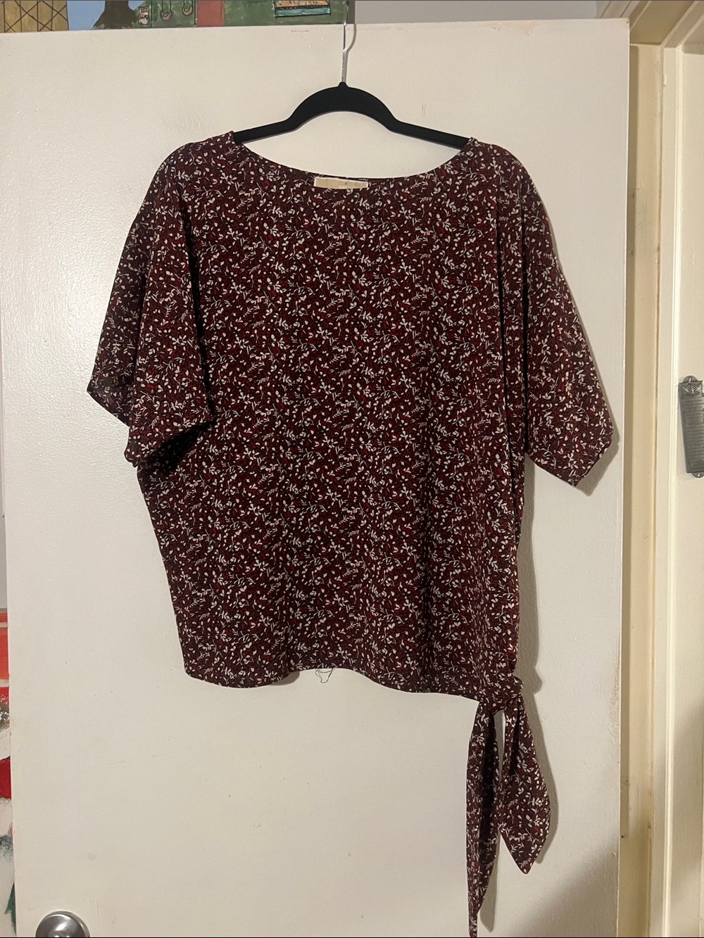 Michael Kors top with side tie